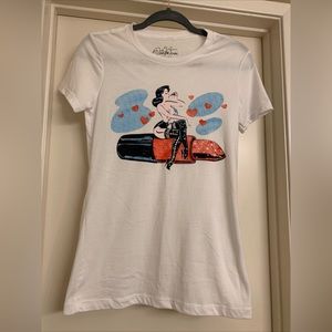 Dita Von Teese glamonatrix Lipteese tour shirt, Medium.